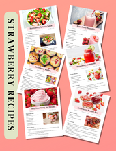 Load image into Gallery viewer, Strawberry Recipe Book
