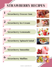 Load image into Gallery viewer, Strawberry Recipe Book
